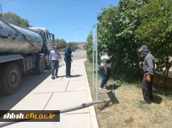 آبرسانی با تانکر آب شهرداری 6
