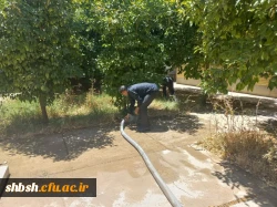 آبرسانی با تانکر آب شهرداری 7