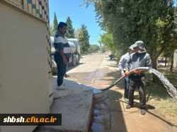 آبرسانی با تانکر آب شهرداری 8