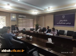 جلسه انتصابات در پردیس شهید باهنر برگزار شد 3