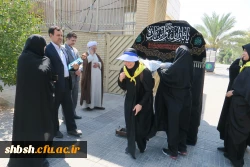 مراسم بدرقه دانشجو معلمان اعزامی پردیس شهید باهنر  به عتبات عالیات 4