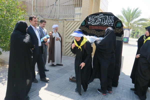 مراسم بدرقه دانشجو معلمان اعزامی پردیس شهید باهنر  به عتبات عالیات 4