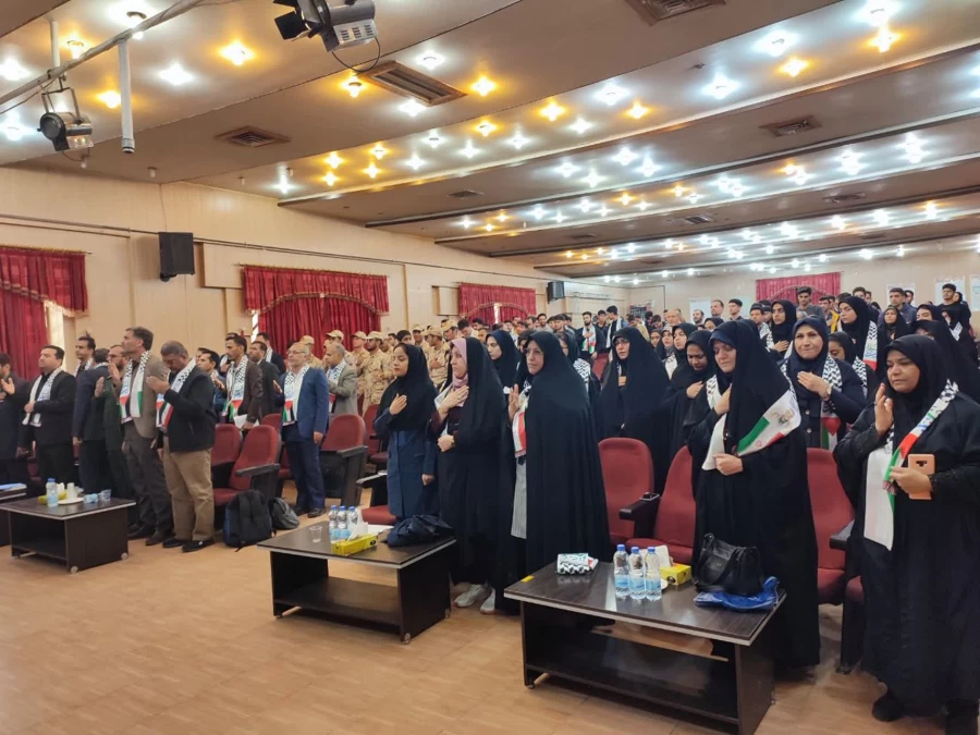 برگزاری مراسم ویژه هفته بسیج در پردیس شهید باهنر فارس 6