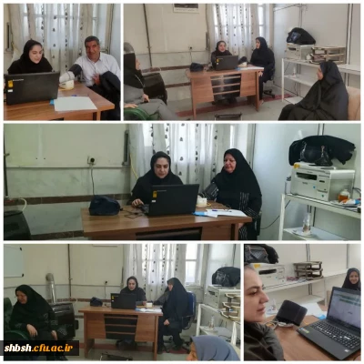 پویش غربالگری بیماری فشار خون و قند خون در پردیس شهید باهنر فارس