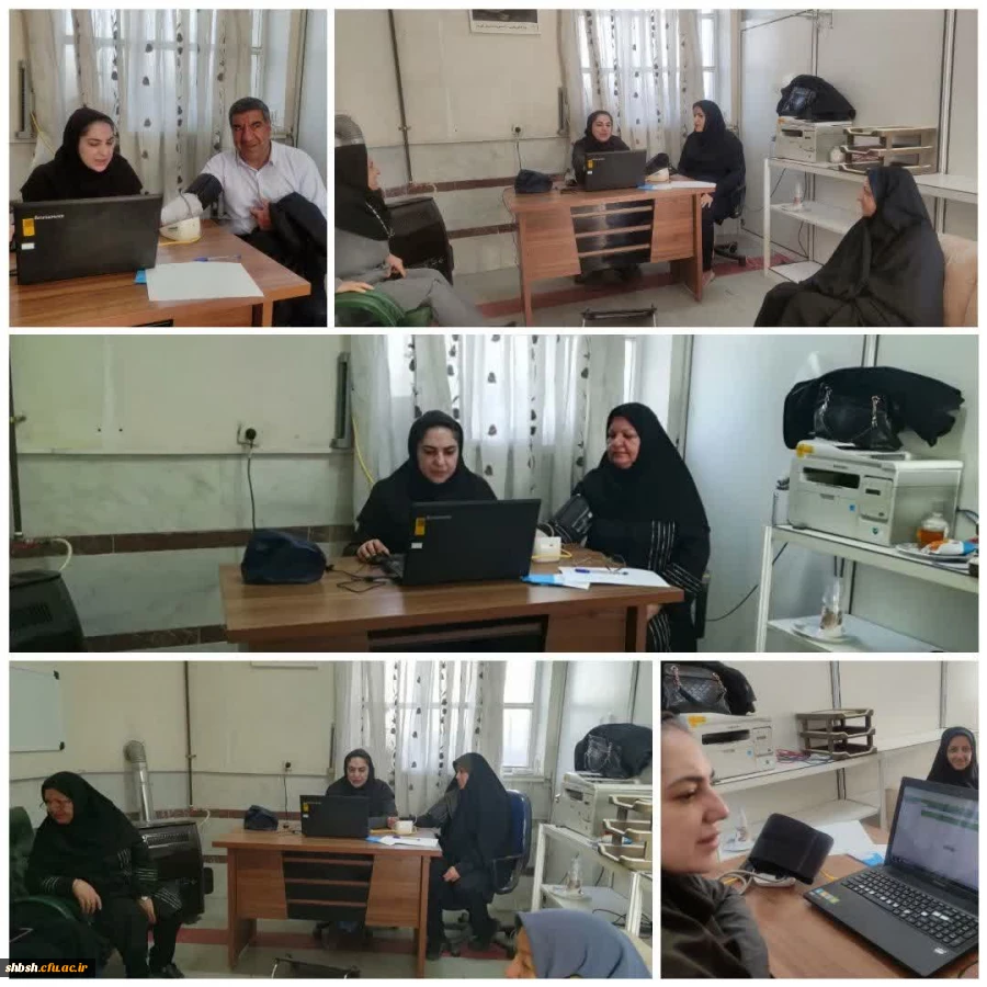 پویش غربالگری بیماری فشار خون و قند خون در پردیس شهید باهنر فارس 2