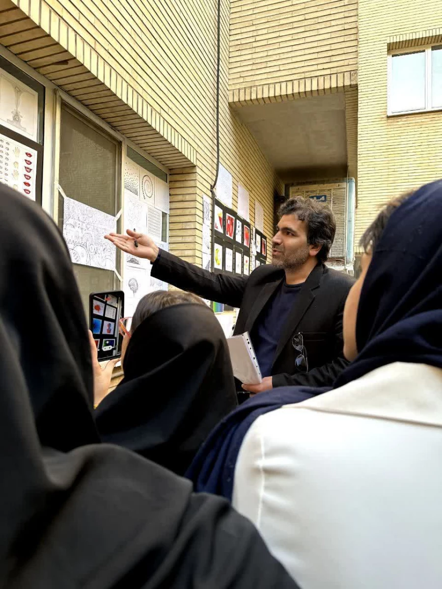 برگزاری ژوژمان مبانی هنرهای بصری دانشجومعلمان رشته هنرهای تجسمی پردیس شهید باهنر فارس 7