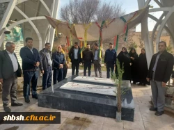 غرس دو نهال به مناسبت روز درختکاری در پردیس شهید باهنر 3