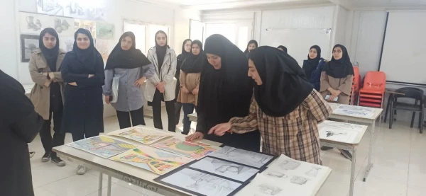 ژوژمان پایانی دانشجو معلمان رشته هنر پردیس شهید باهنر فارس 2