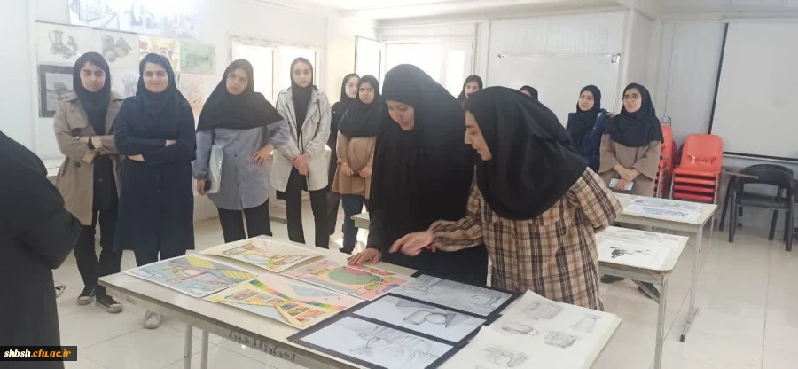 ژوژمان پایانی دانشجو معلمان رشته هنر پردیس شهید باهنر فارس 2