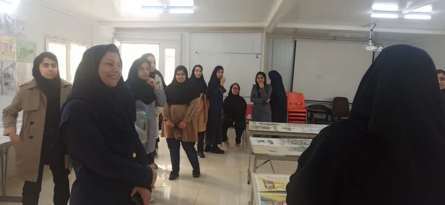 ژوژمان پایانی دانشجو معلمان رشته هنر پردیس شهید باهنر فارس 9