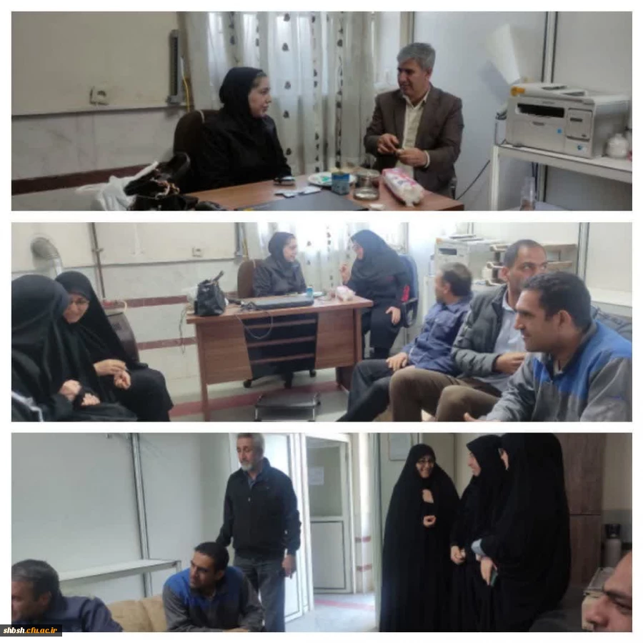 مرحله دوم پویش غربالگری بیماری فشار خون و قند خون در پردیس شهید باهنر 2