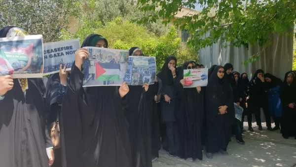 تجمع دانشجویان، اساتید  و کارکنان پردیس شهید باهنر فارس در حمایت از اعتراضات ضدصهیونیستی جامعه نخبه دانشگاهی آمریکا 4