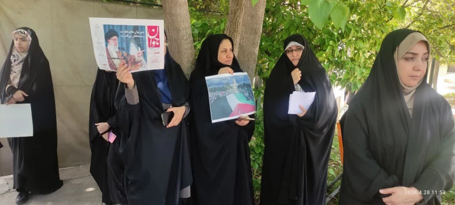 تجمع دانشجویان، اساتید  و کارکنان پردیس شهید باهنر فارس در حمایت از اعتراضات ضدصهیونیستی جامعه نخبه دانشگاهی آمریکا 8