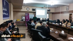 نهمین نشست از سلسله کارگاه های بامداد تمدن  با سخنرانی استاد هادی صائبی در پردیس شهید باهنر
 3